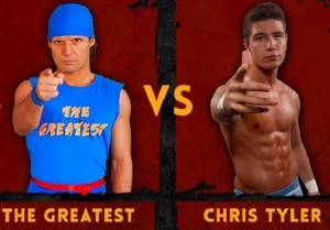 Nella foto, in alto: Gli avversari del main event, The Italian Immortal TG e Chris Tyler