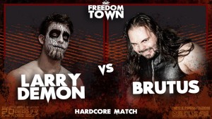 Nella foto, in alto: Larry Demon vs Brutus